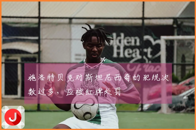 施洛特贝克对斯坦尼西奇的犯规次数过多，应被红牌处罚