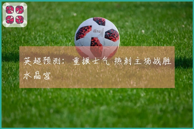 英超预测:重振士气 热刺主场战胜水晶宫